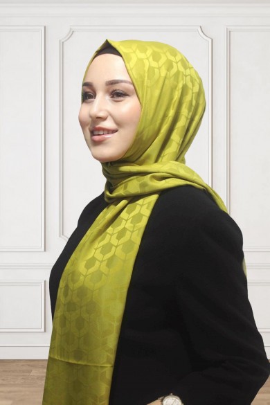İpeksi Jakar Şal-Yeşil