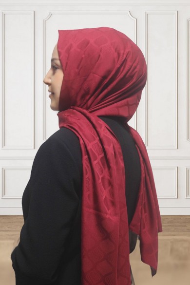 İpeksi Jakar Şal-Bordo